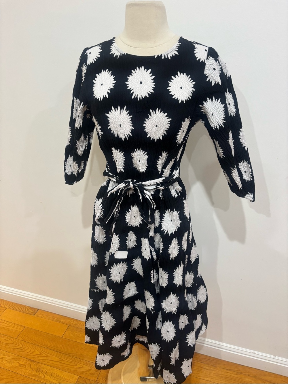 Kate Spade Pom Pom Floral Lawn Dress, Size: L - Picture 5 of 12